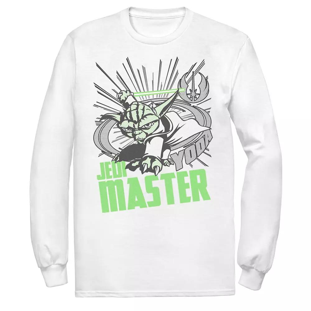 Men's Star Wars: Clone Wars Yoda Jedi Master Action Pose Tee,  Product Image