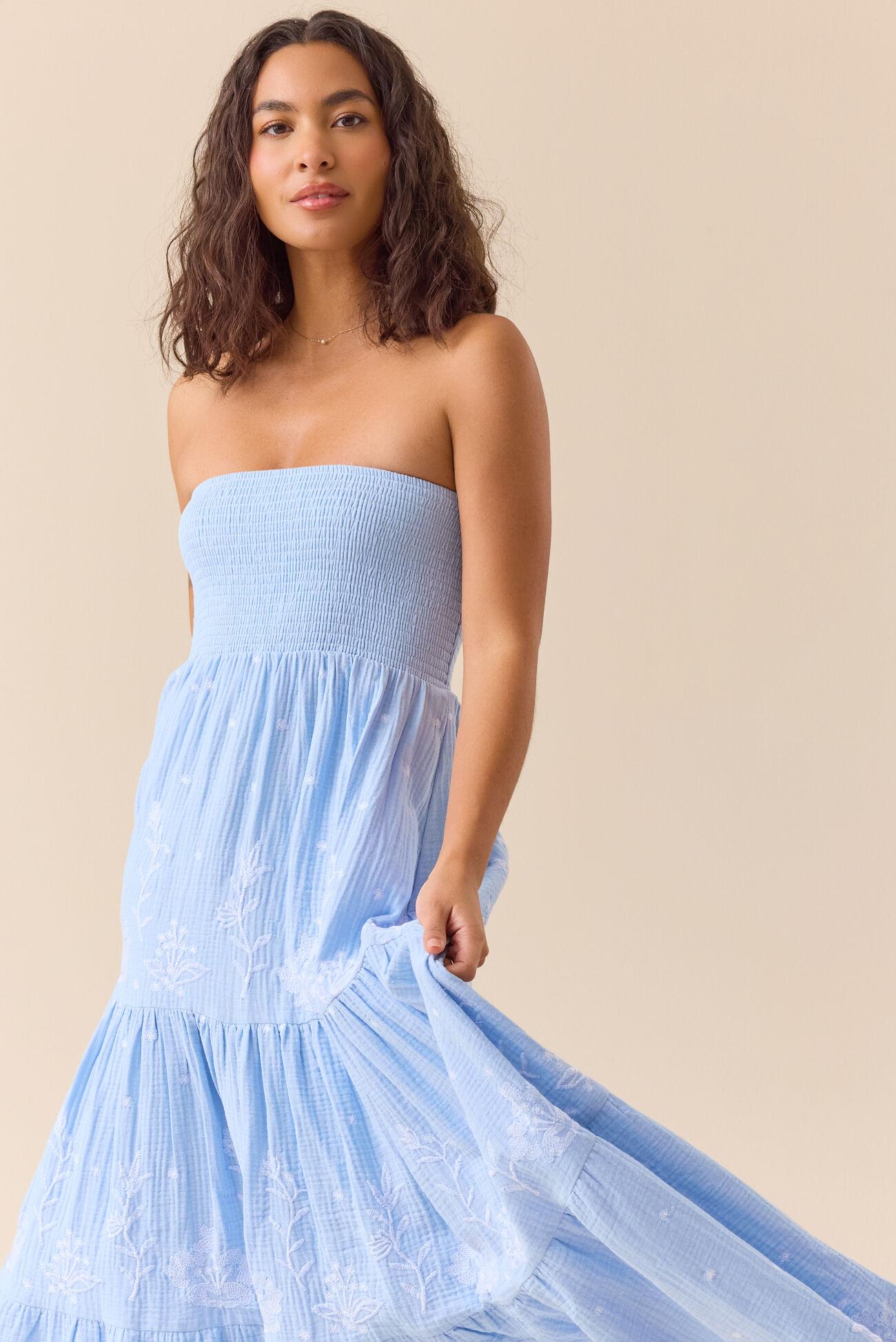 Melanie Strapless Maxi Dress Product Image
