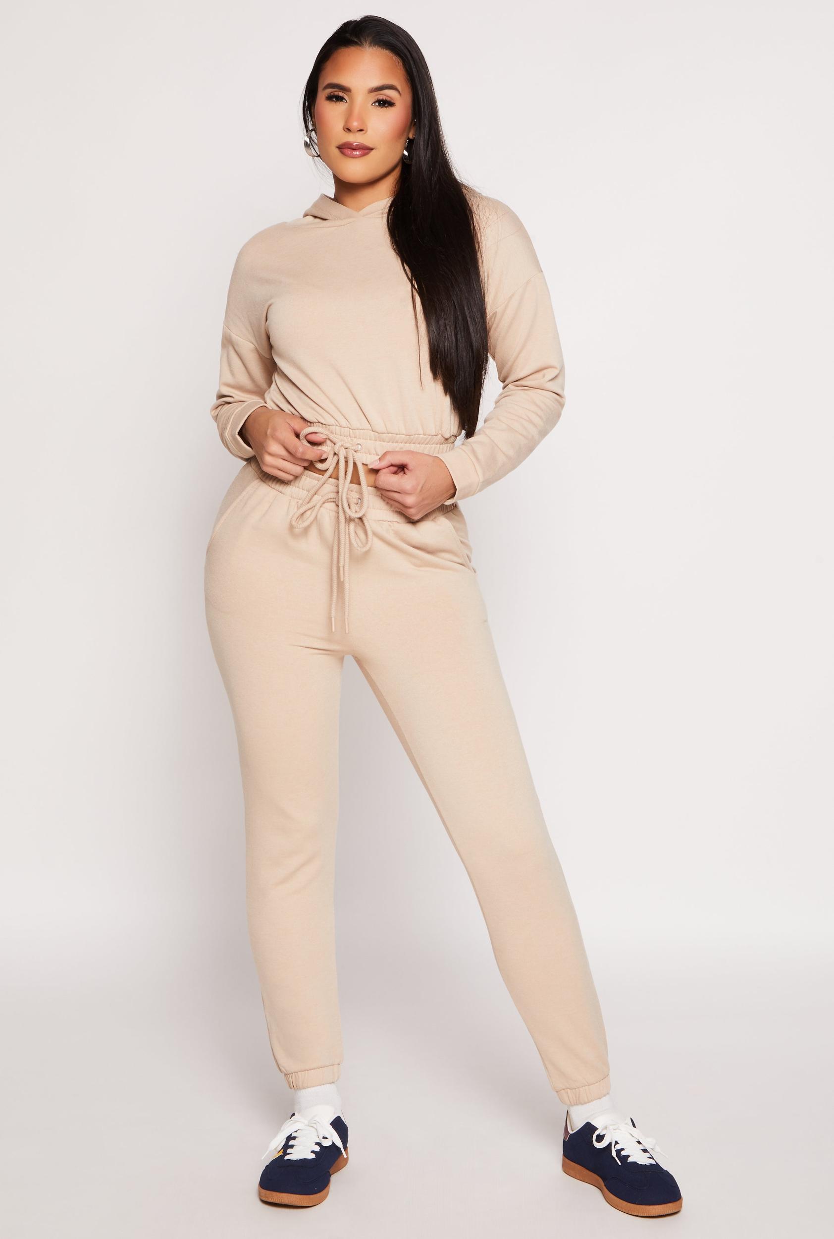 Womens Iris Basic Fleece Drawstring Sweatpants Product Image