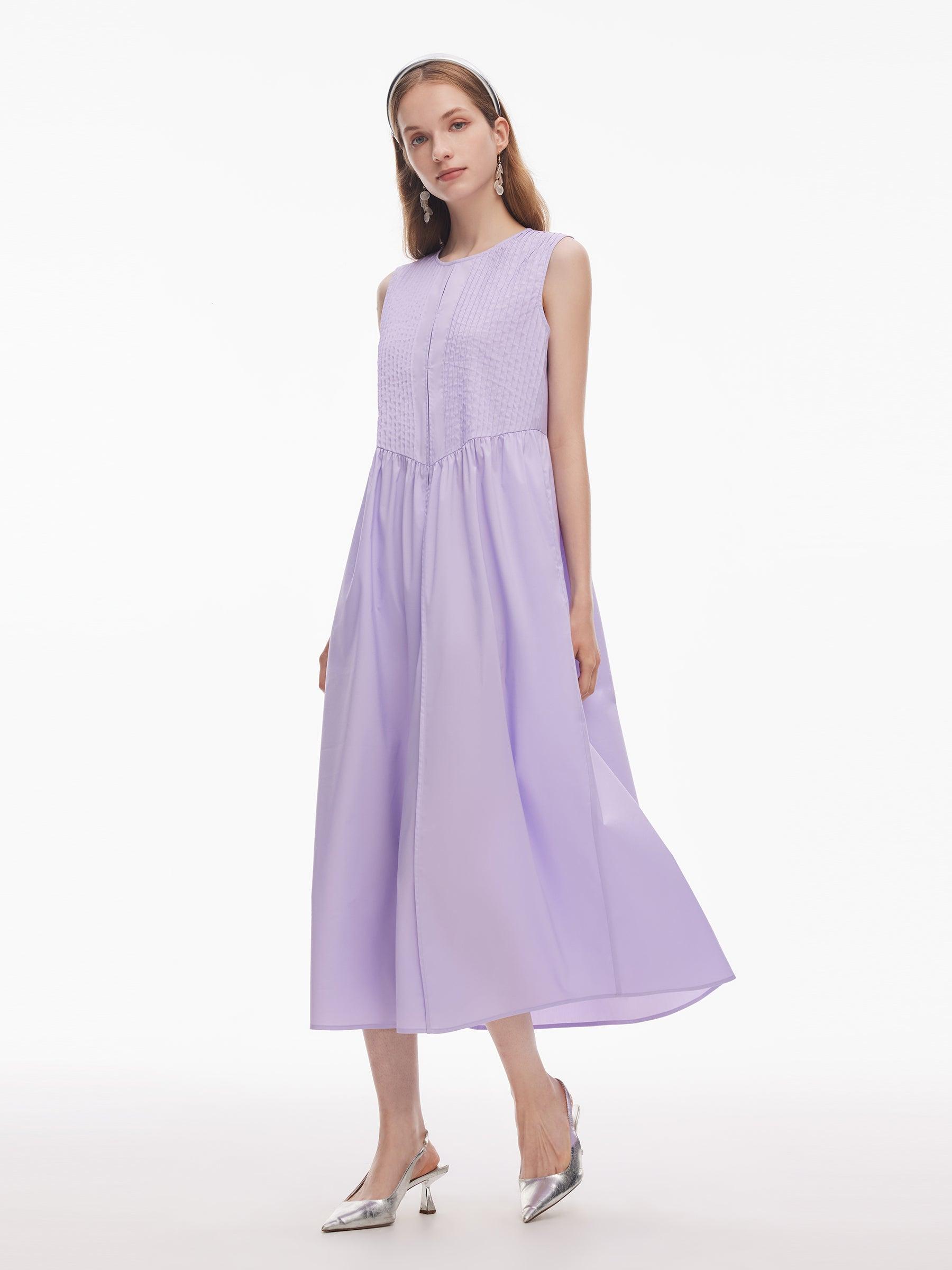 Loose Fit A-Line Women Sleeveless Maxi Dress Product Image
