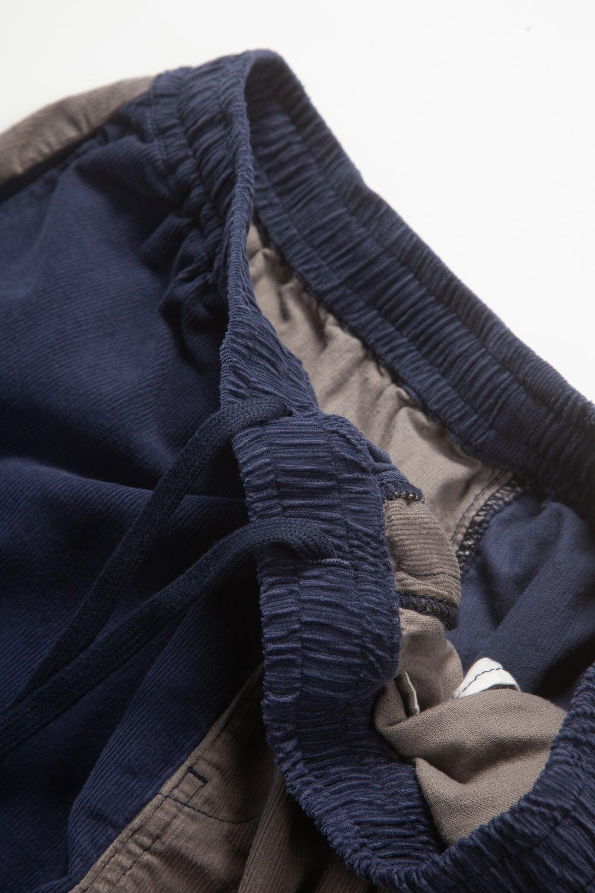 Blacksmith - Corduroy Easy Shorts - Navy/Grey Product Image