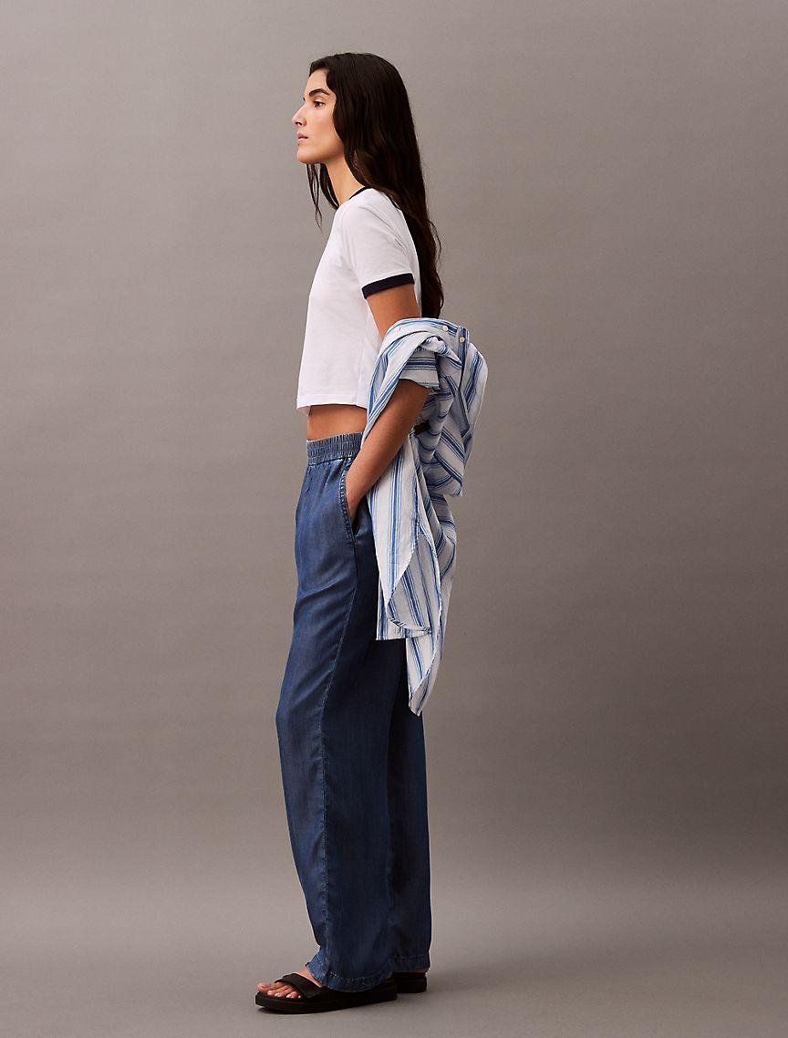 Relaxed Denim Pull-On Jeans Product Image