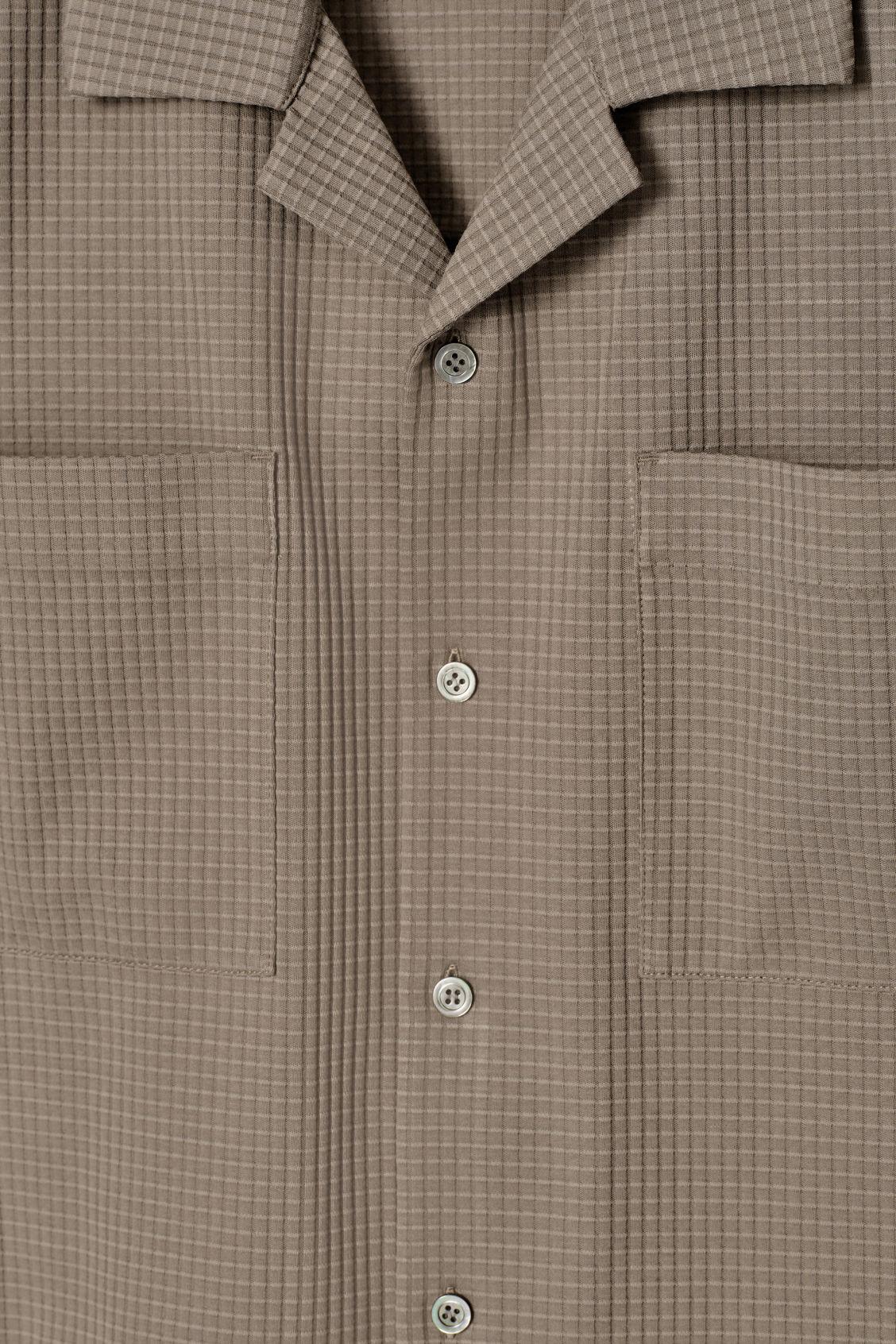 RELAXED TEXTURED COTTON RESORT SHIRT Product Image