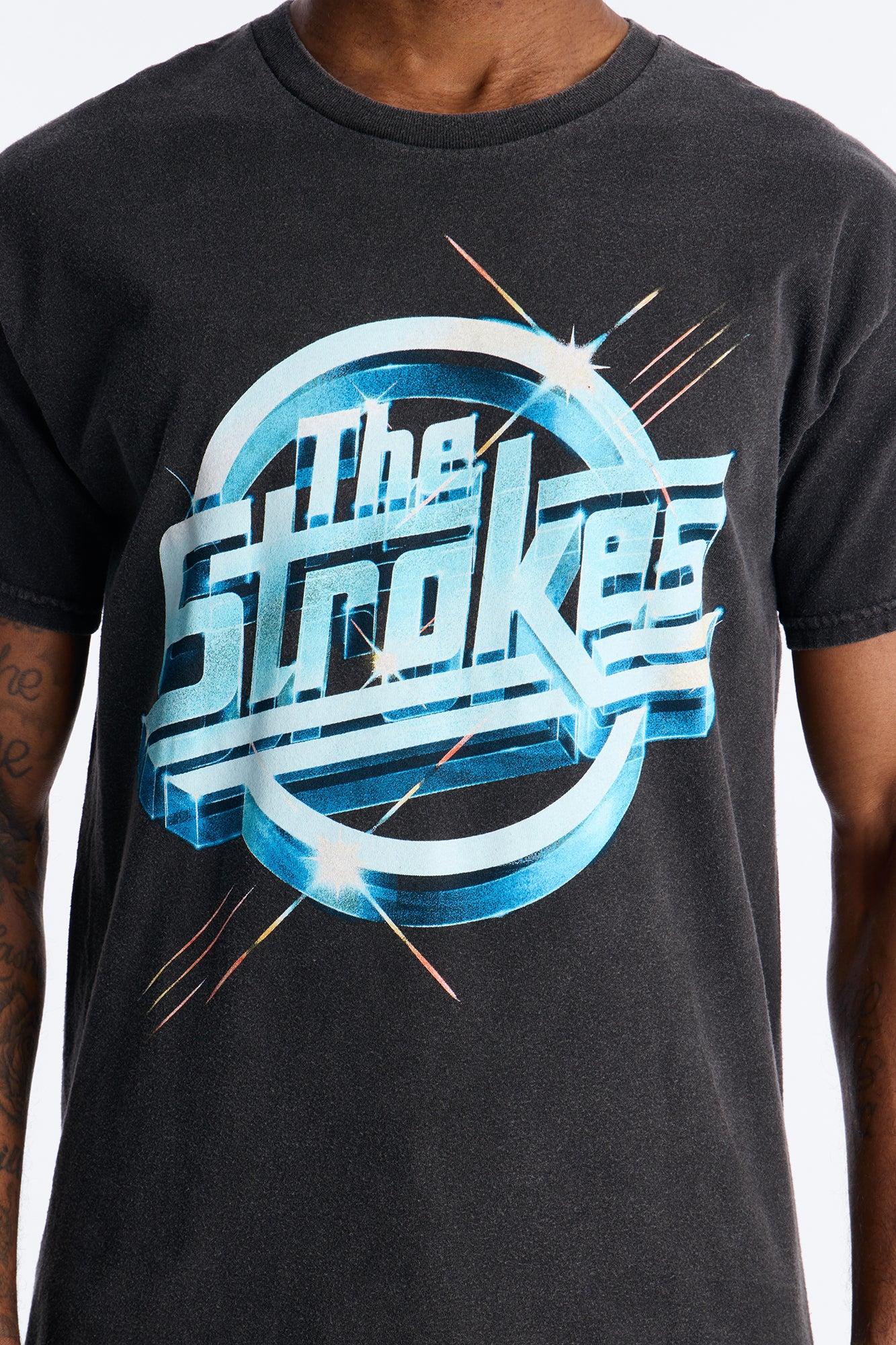 The Strokes Tour 2004 Short Sleeve Tee - Black Male Product Image