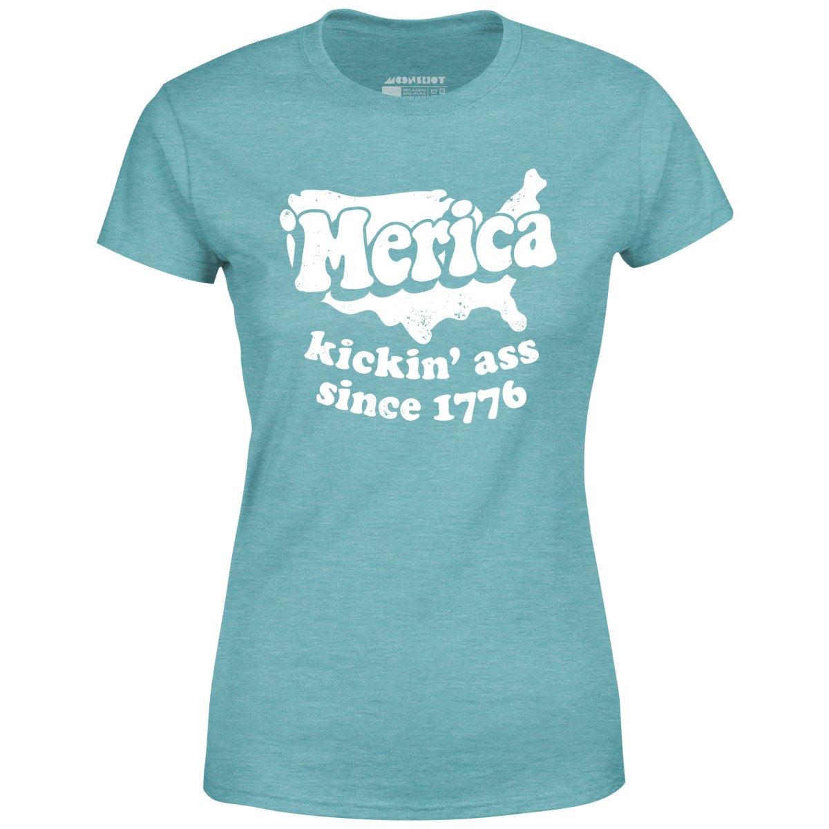 'Merica Kickin' Ass Since 1776 - Women's T-Shirt Female Product Image