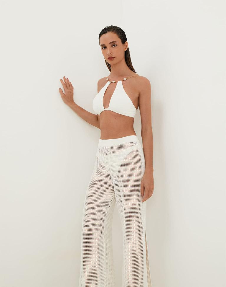 Knit Valerie Pants - Off White Product Image