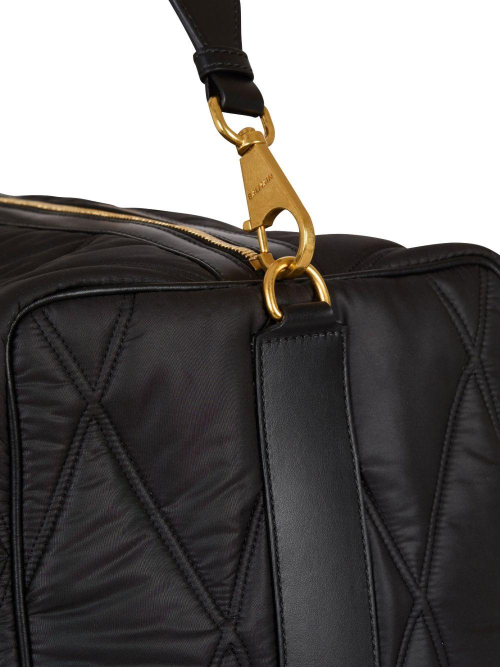 Voyage bag-grid quilted duffle bag Product Image