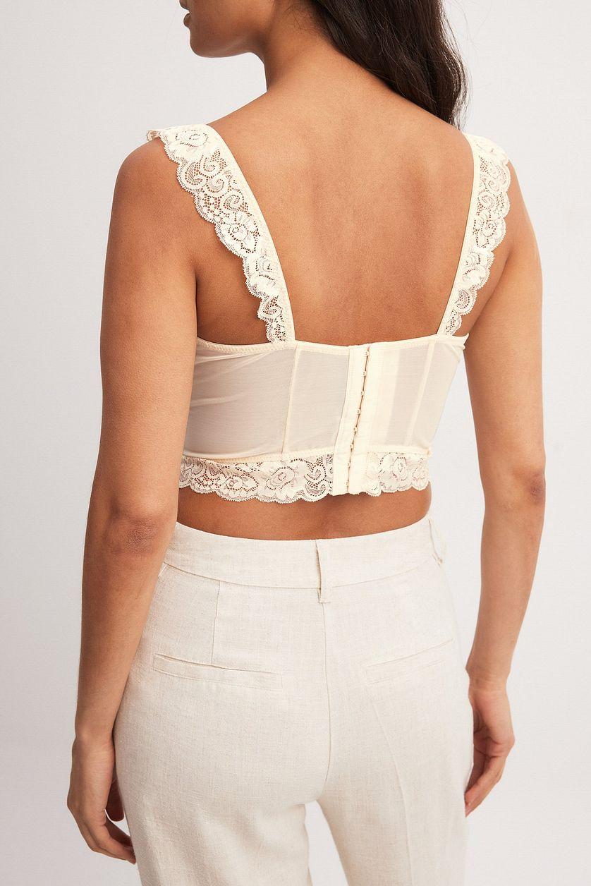 Wide Strap Lace Cup Corset Product Image