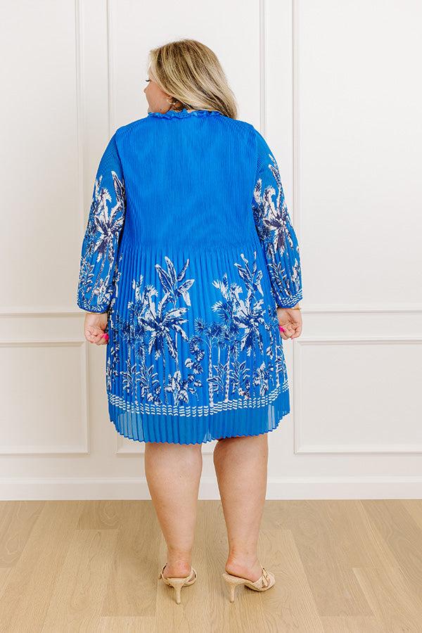 Skyline Views Pleated Mini Dress Curves Product Image