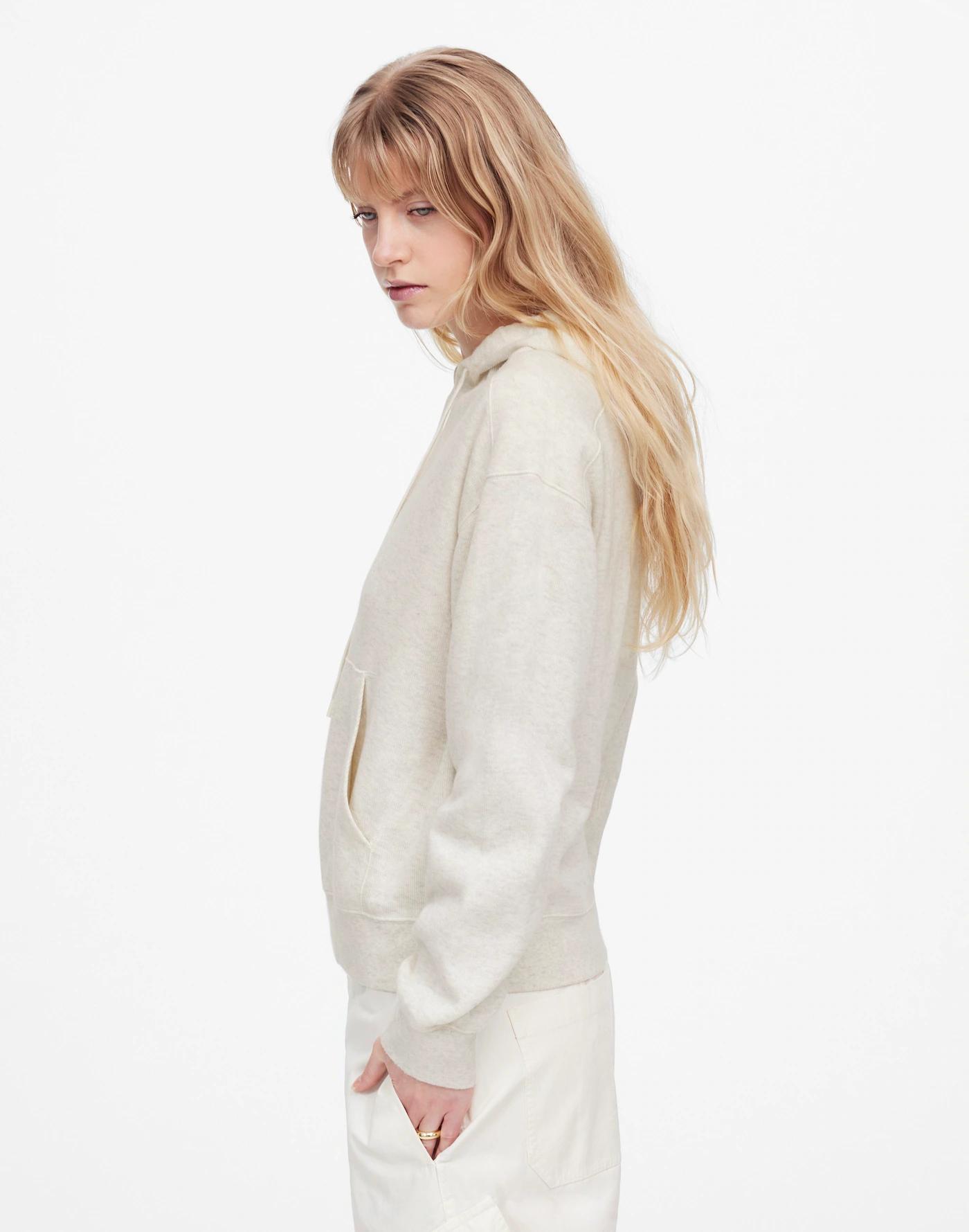 Heathered Knit Sweatshirt Product Image