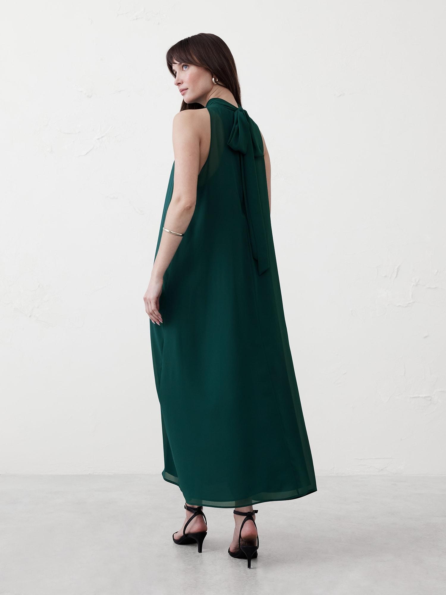Chiffon Midi Dress Product Image