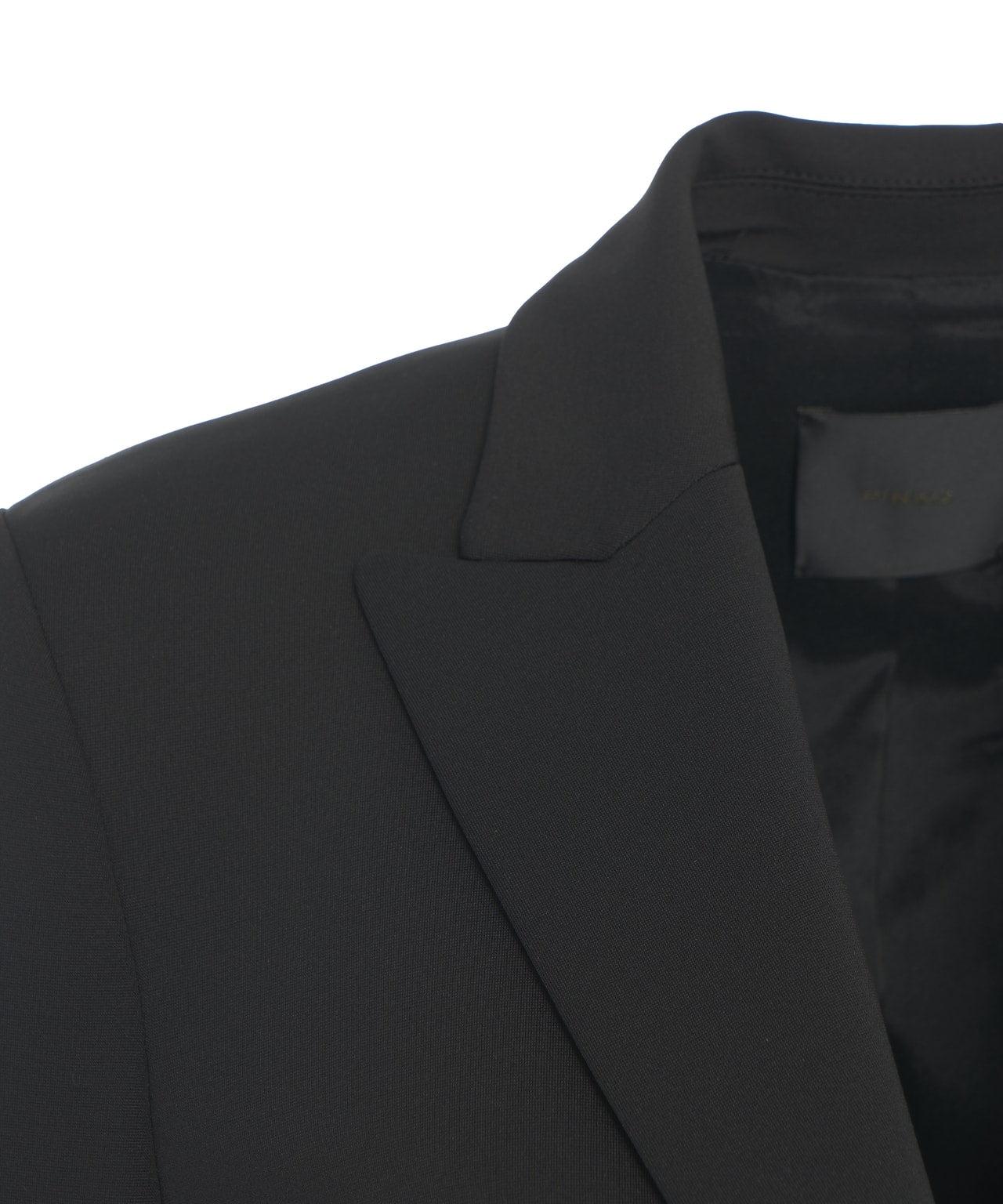 Single-breasted blazer in scuba Product Image