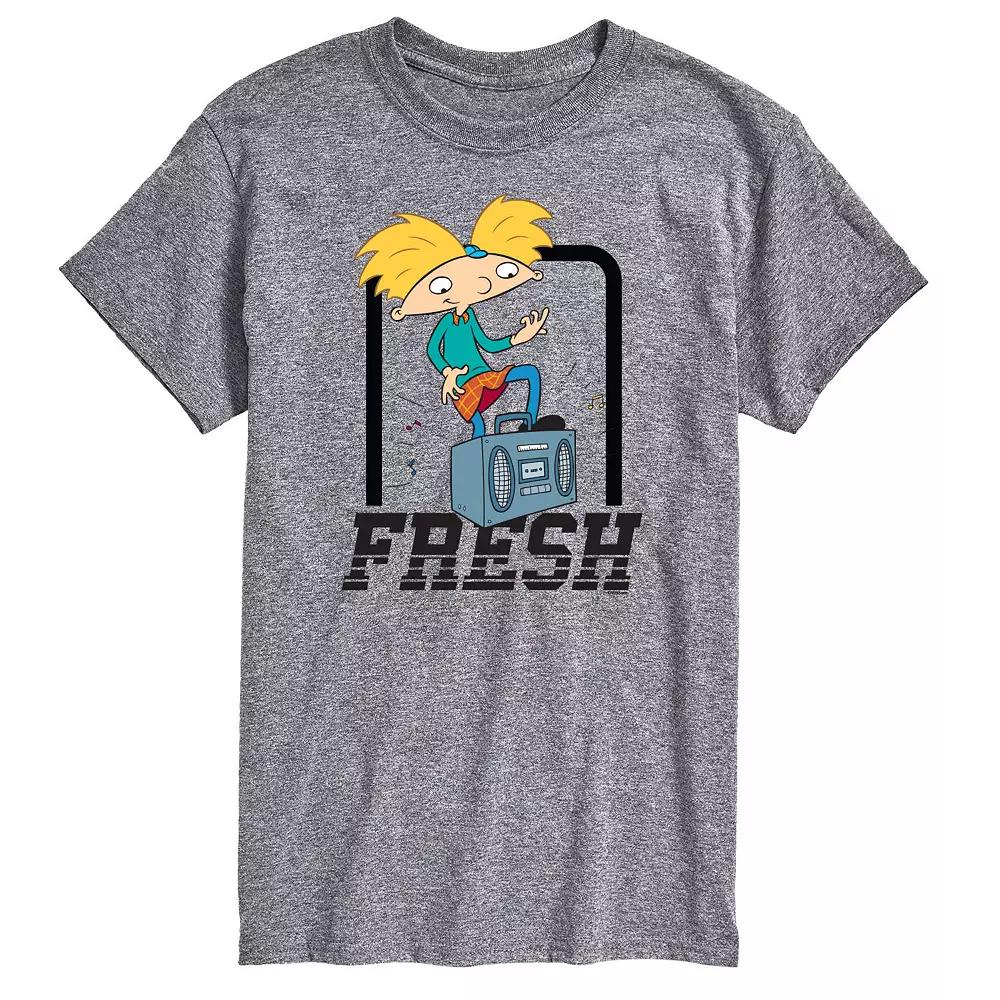 Big & Tall Hey Arnold! "Fresh" Boombox Graphic Tee, Men's,  Product Image