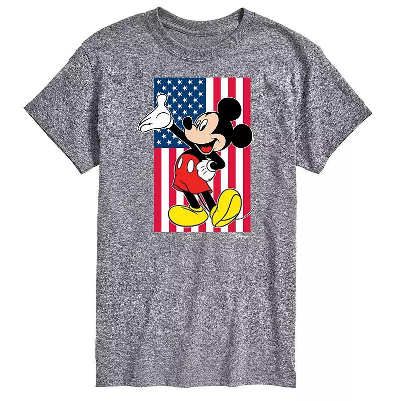 Disneys Mickey Mouse Mens Flag Graphic Tee Product Image
