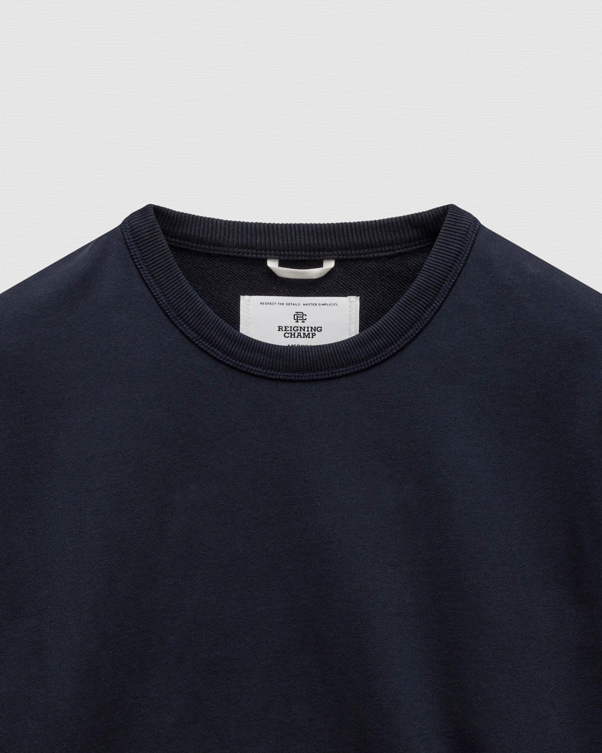 Midweight Terry Relaxed Crewneck Male Product Image