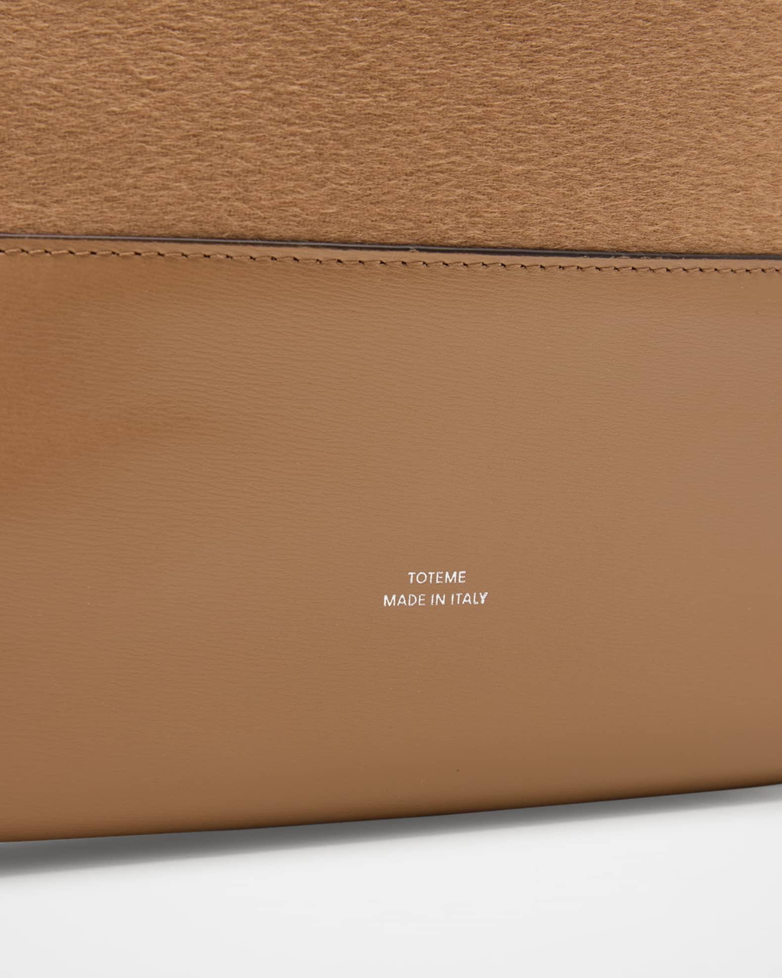 Belted Wool & Leather Tote Bag Product Image