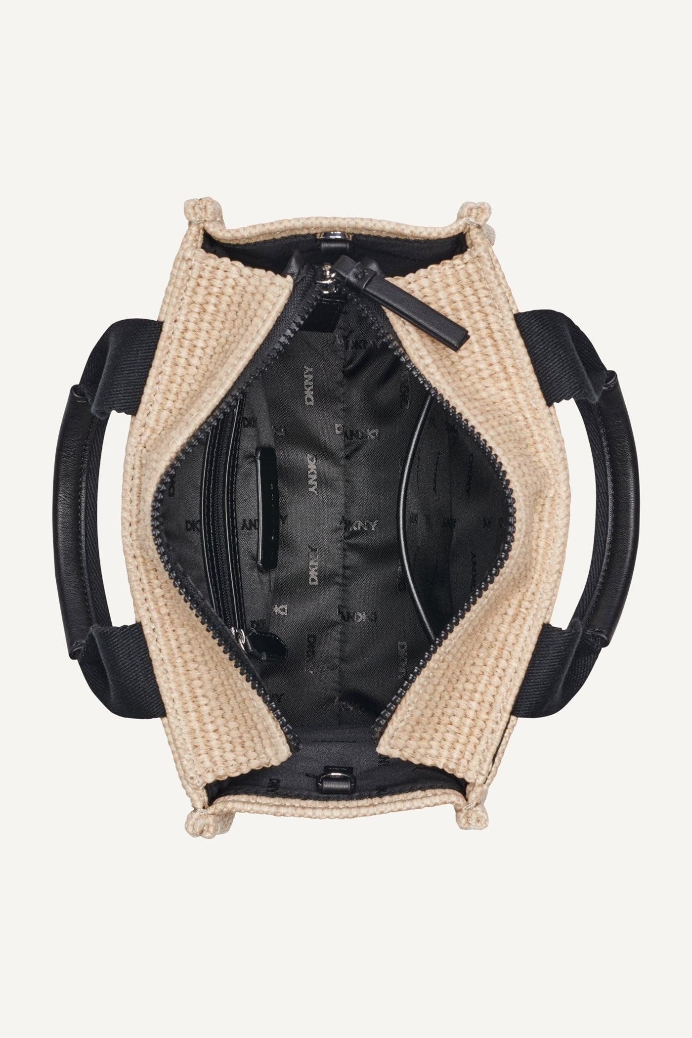 HADLEE SMALL STRAW LOGO TOTE Product Image