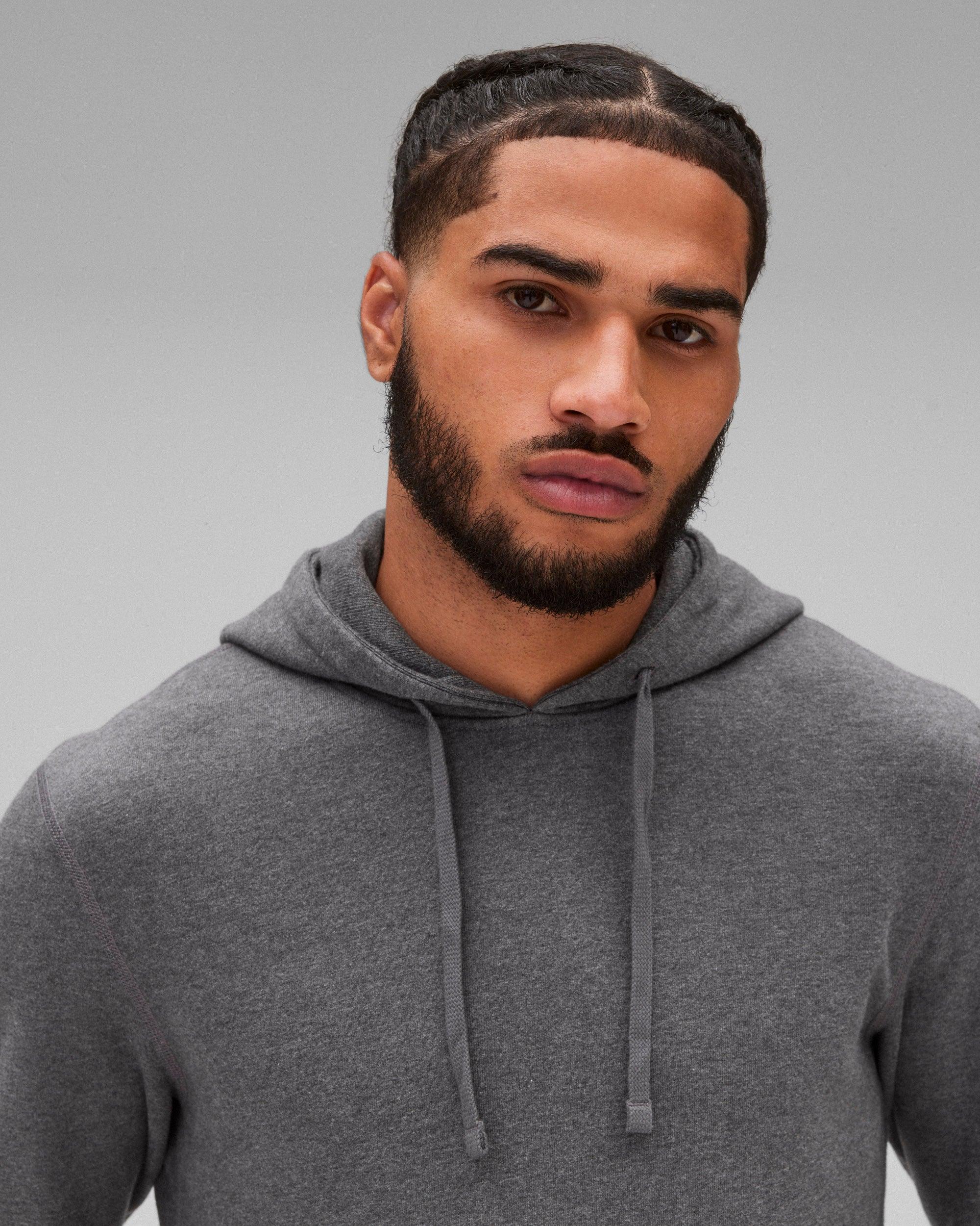 Midweight Terry Slim Hoodie Male Product Image