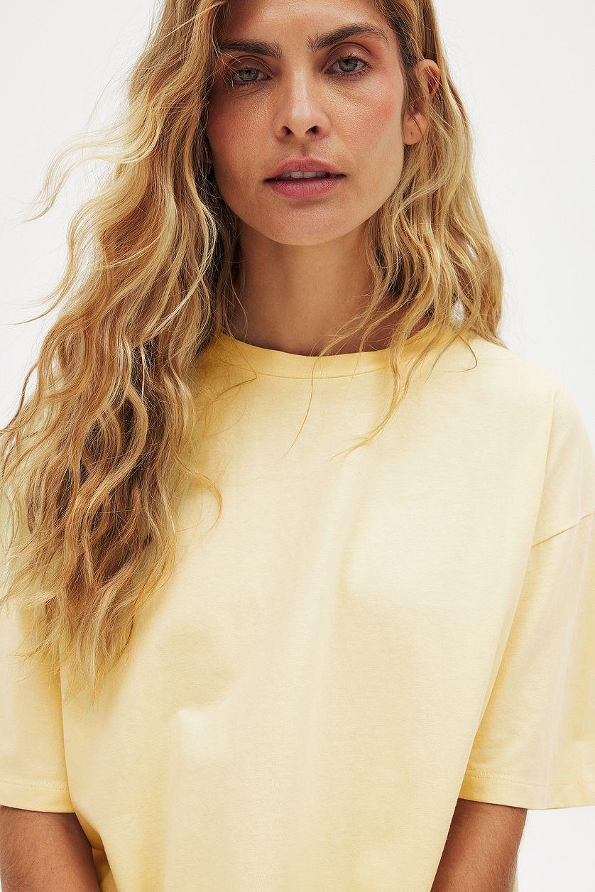 Round Neck Oversized Tee Product Image