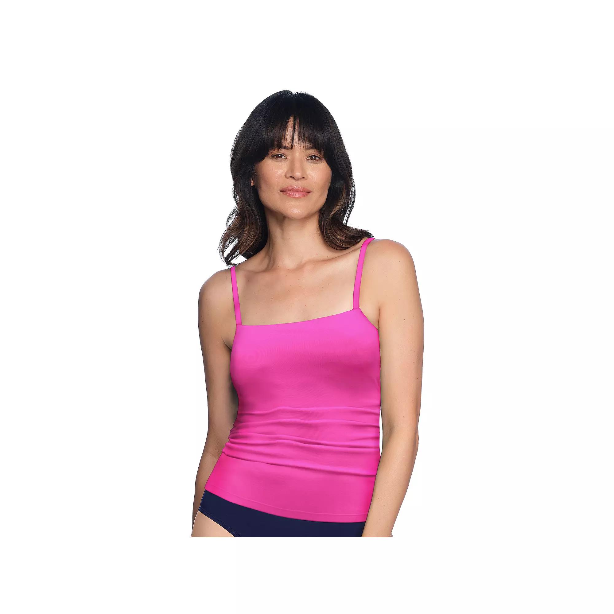 LOFT Ballet-Neck Adjustable Tankini Top, Women's,  Product Image