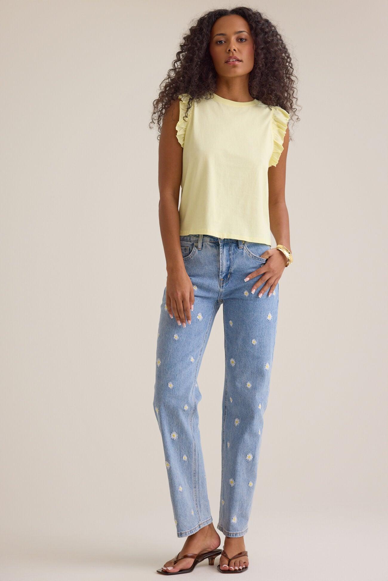 Elaine Ruffle Top Product Image