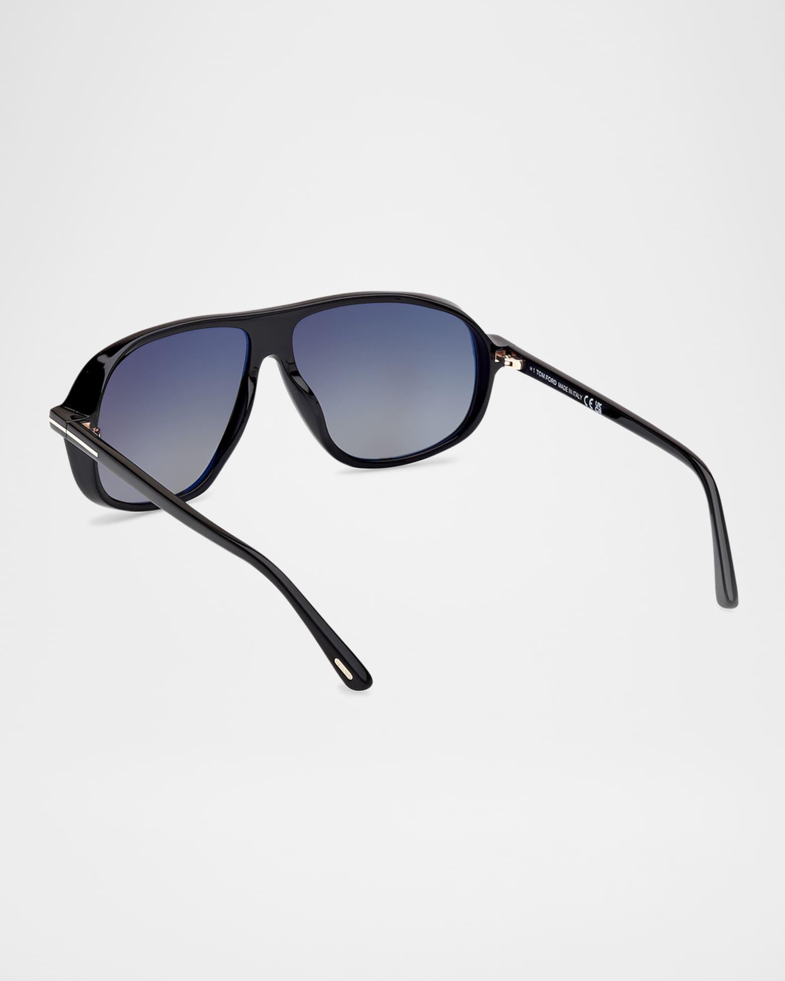 Mens Guillaume Acetate Aviator Sunglasses Product Image
