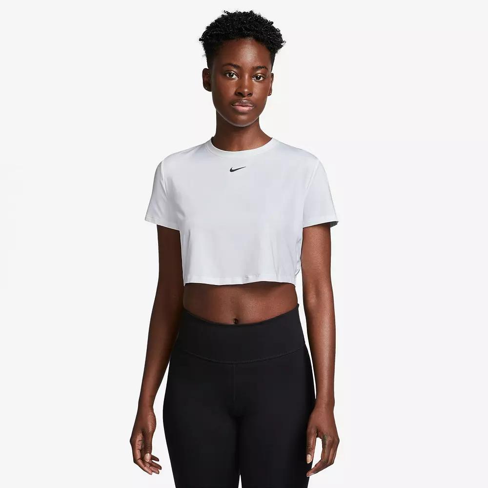 Women's Nike One Dri-FIT Crop Short Sleeve Top,  Product Image