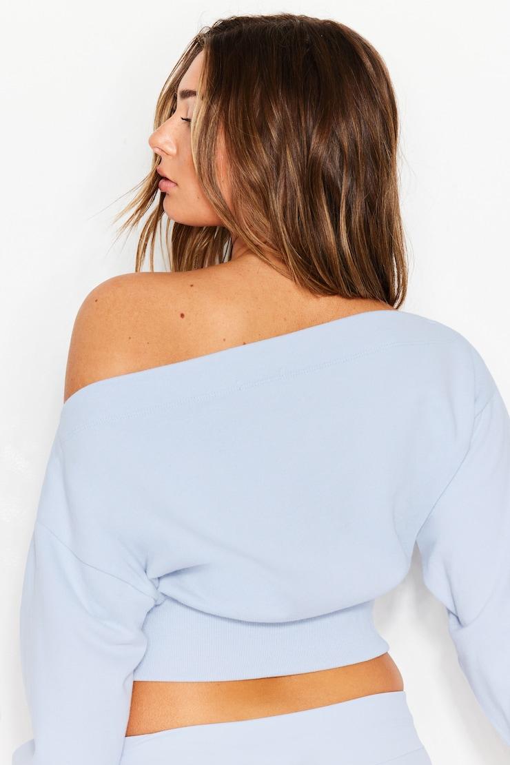 SoftTerry™ Rib Off Shoulder Sweater Product Image