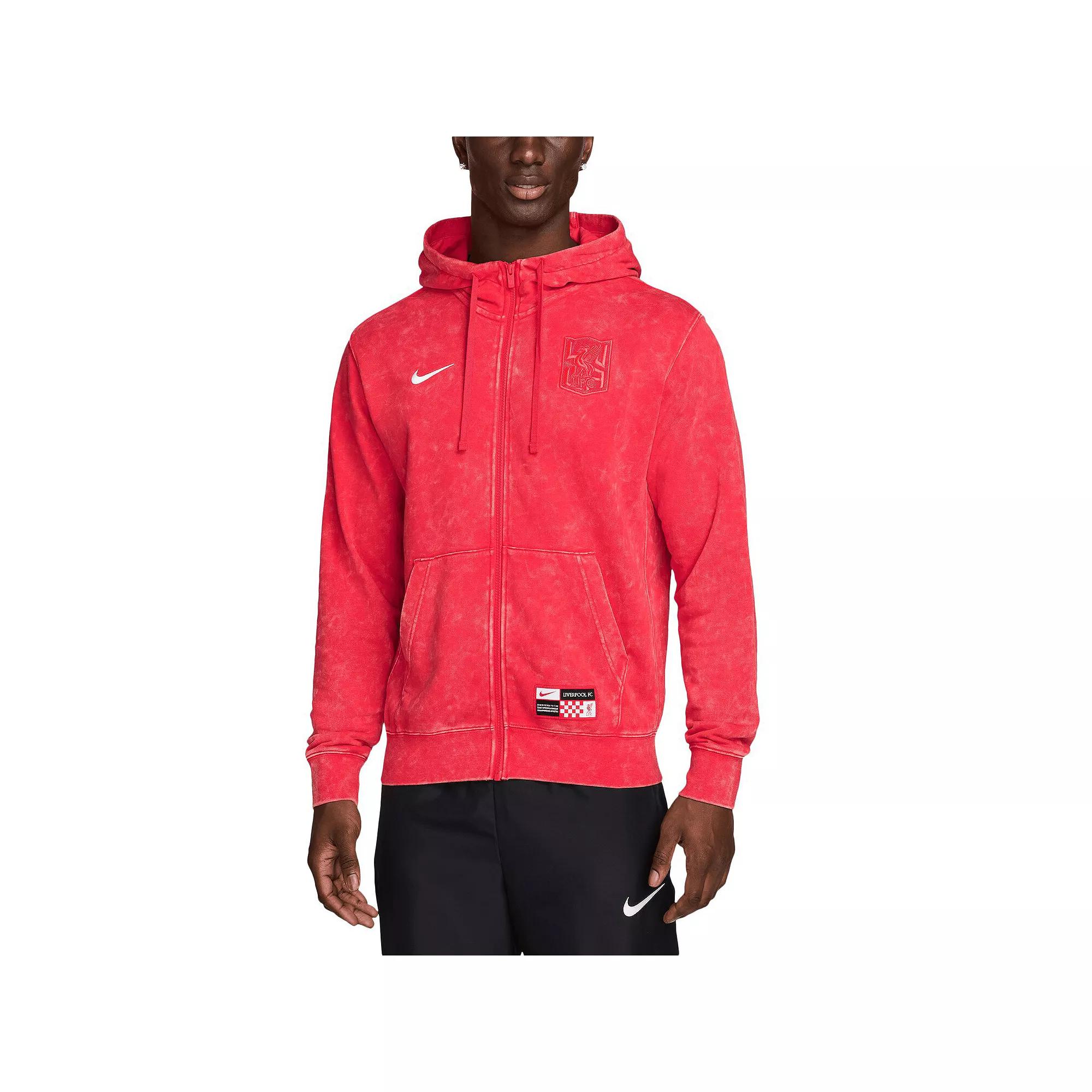 Mens Nike Red Liverpool Third Club Full-Zip Hoodie Product Image