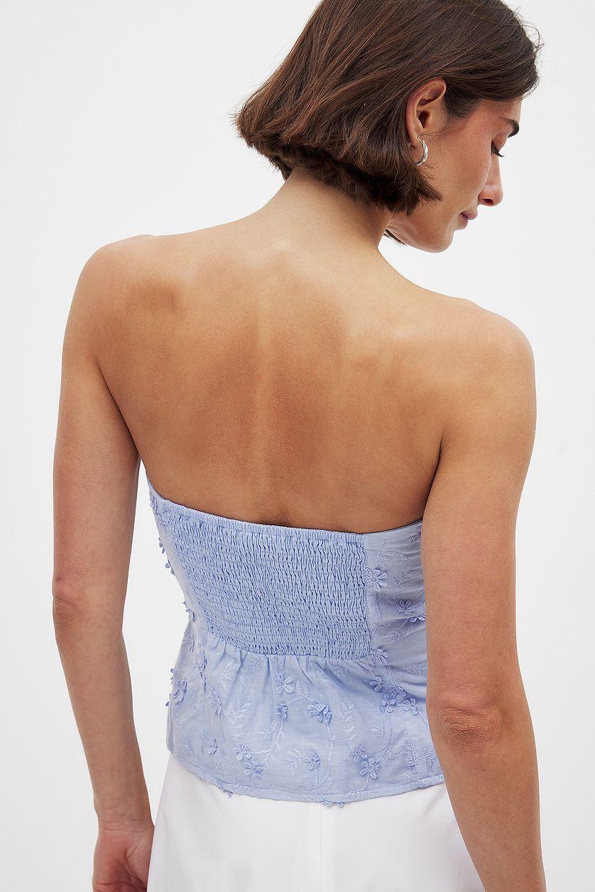 Embroidered Bandeau Top Product Image