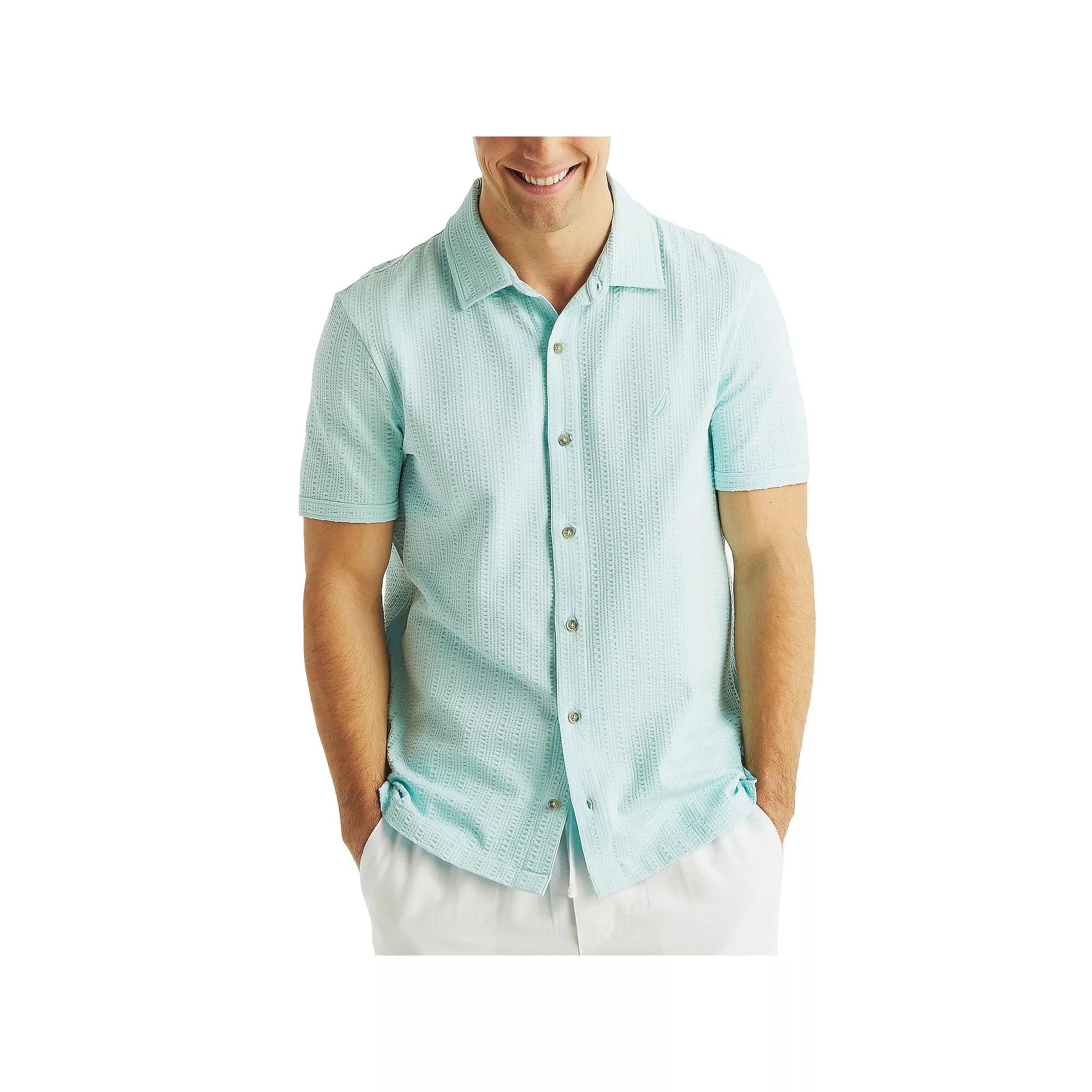 Men's Nautica Classic Fit Seersucker Polo,  Product Image