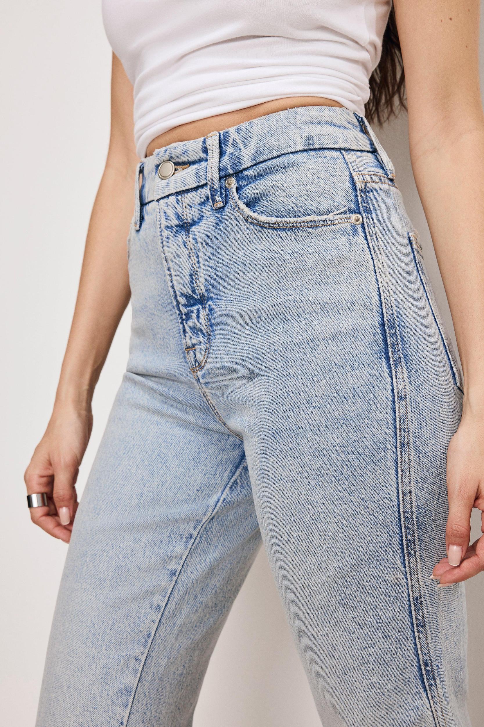 GOOD CURVE STRAIGHT JEANS | INDIGO545 Product Image