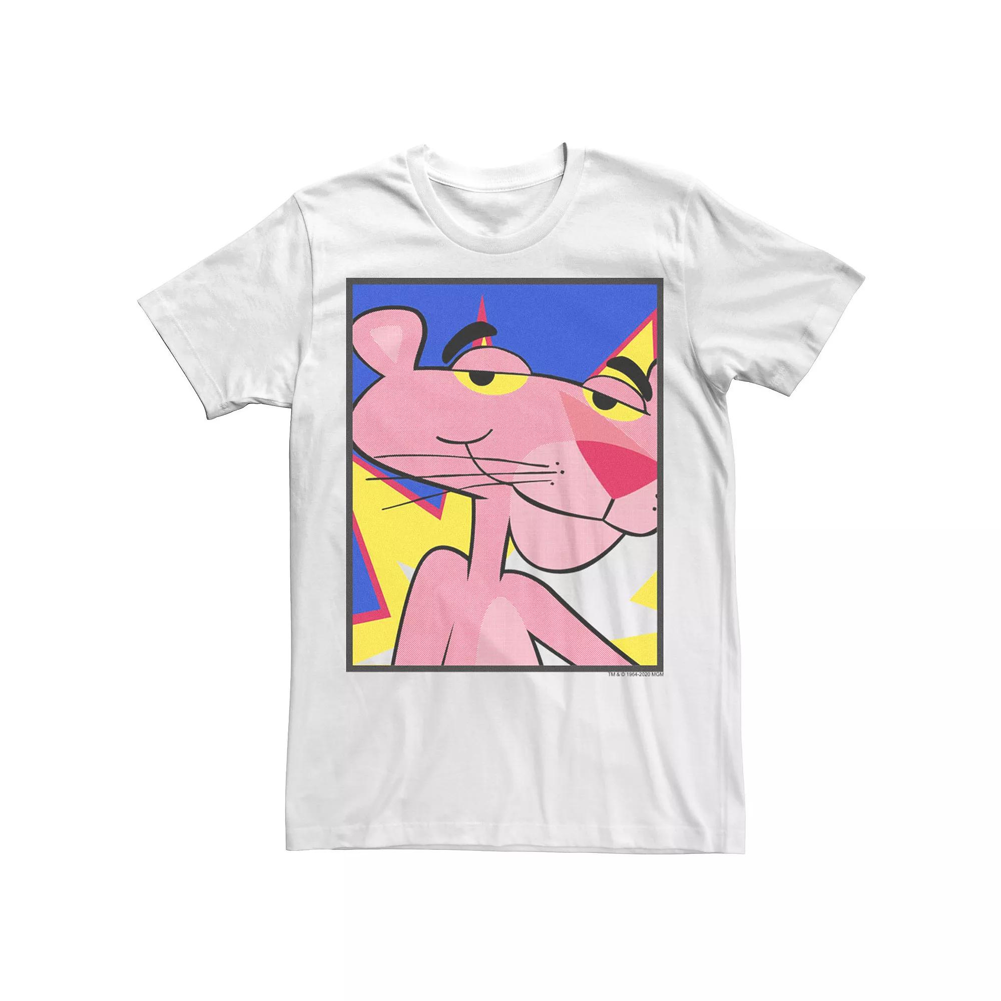 Men's The Pink Panther Comic Style Portrait Tee,  Product Image