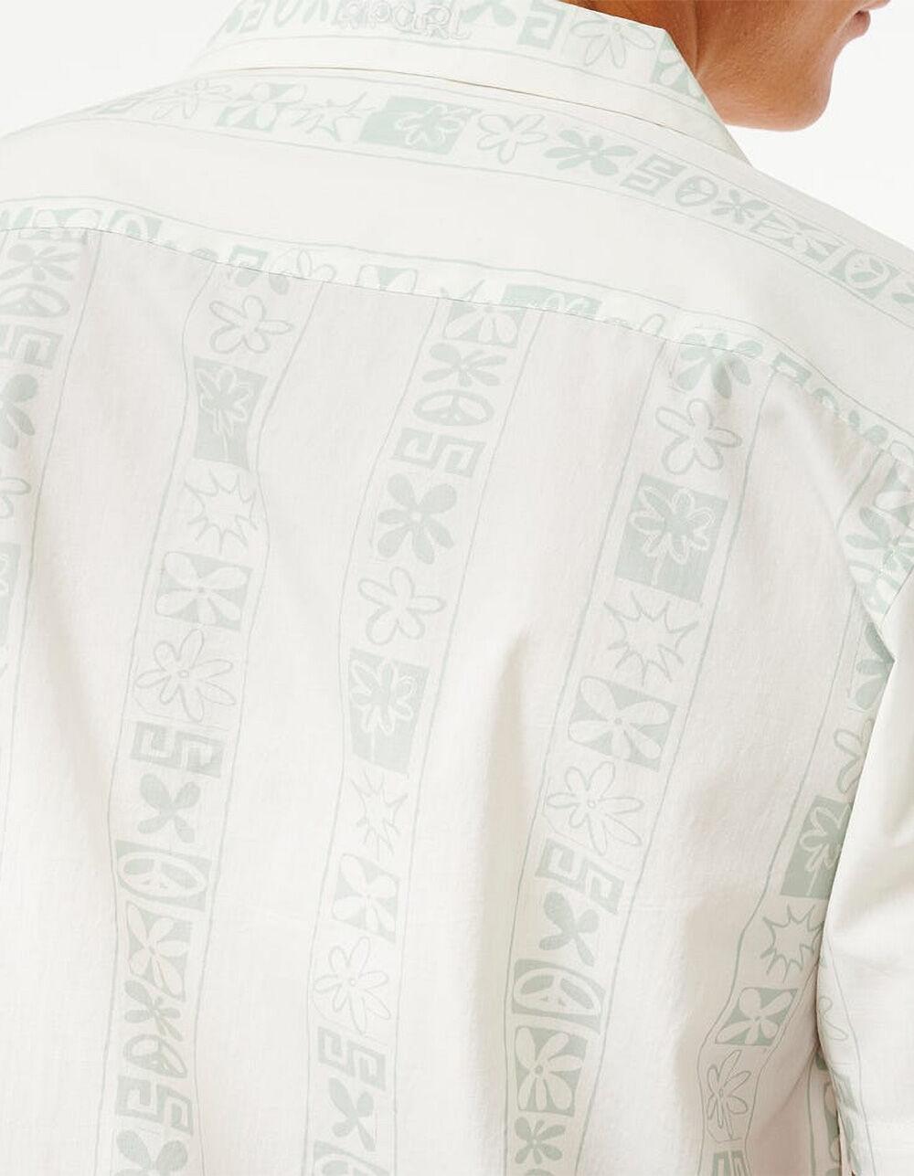 RIP CURL Saltwater Culture Mens Button Up Shirt - BONE Product Image