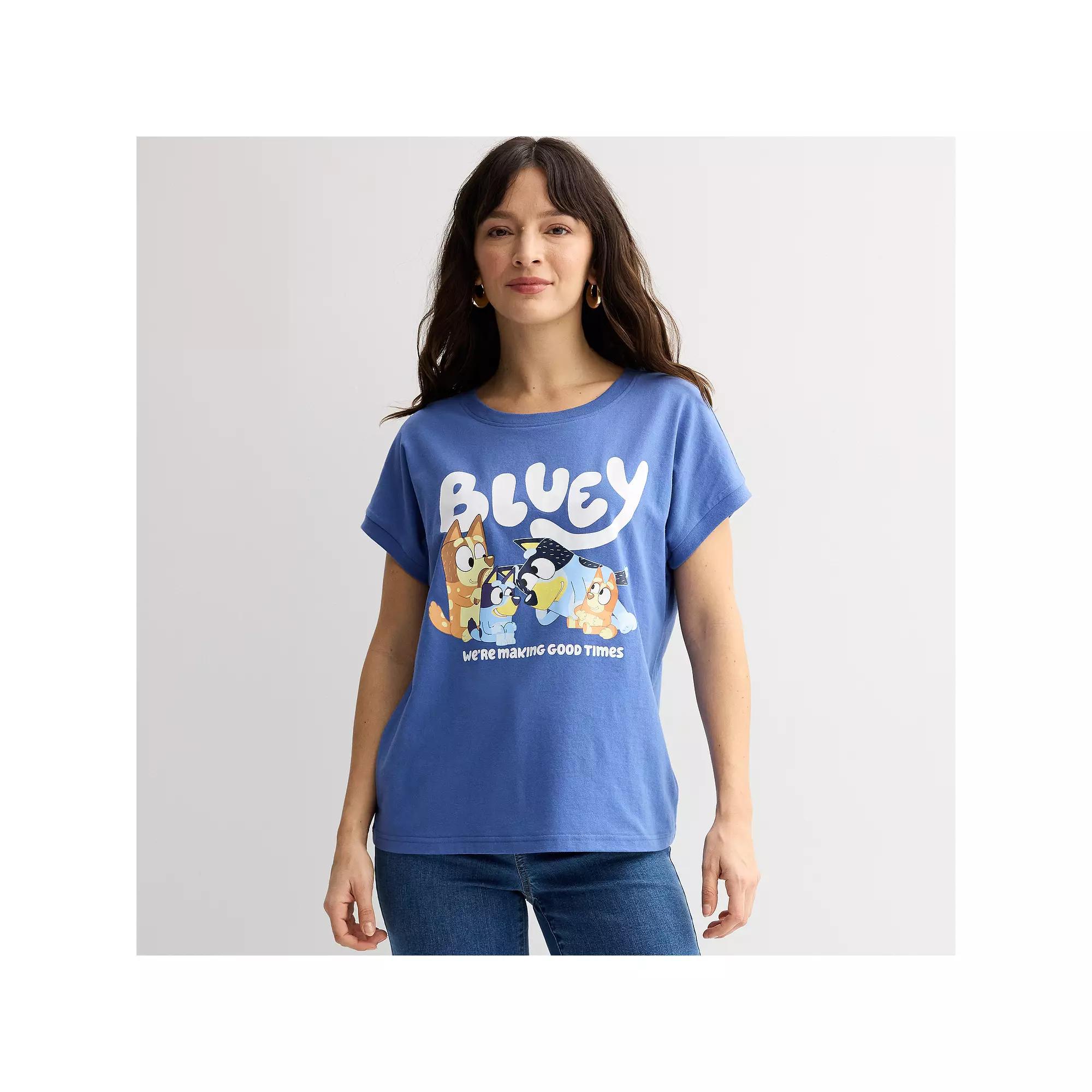 Women's Bluey We're Making Good Times Graphic Tee, Size: Medium Product Image