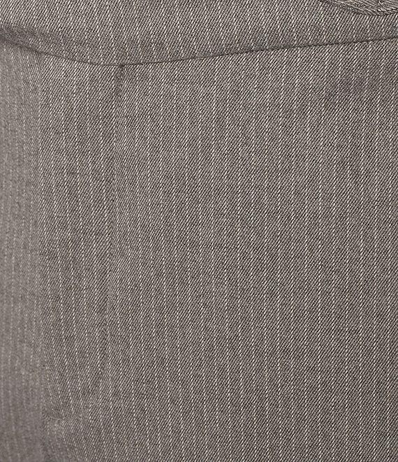 Daniel Cremieux Signature Label Mount Lussari Collection Flannel Stripe Flat Front Pants Product Image