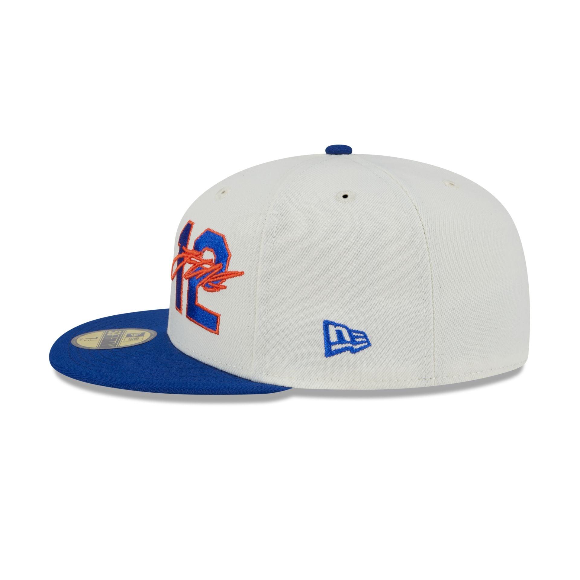 Brooklyn Dodgers Jackie Robinson Chrome White 59FIFTY Fitted Hat Male Product Image