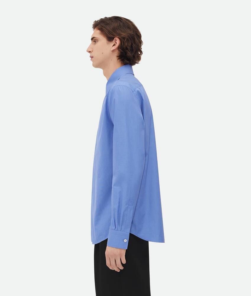 Men's Compact Chambray Shirt  in Sky blue Product Image