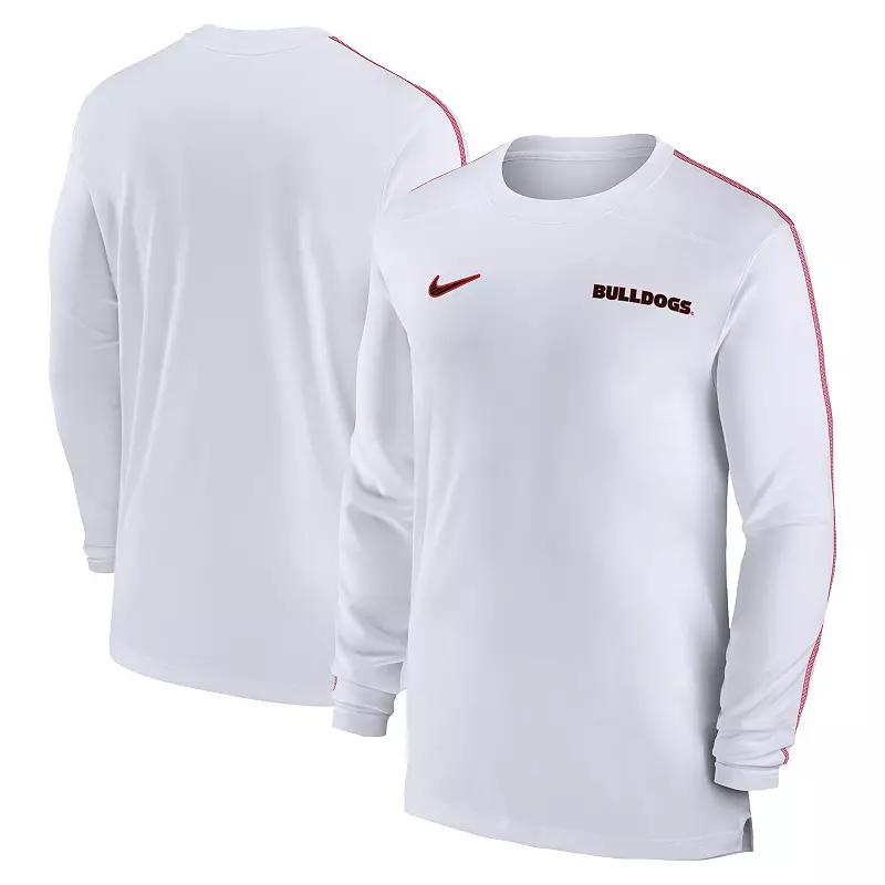 Men's Nike Orange Clemson Tigers 2024 Sideline Coach UV Performance Long Sleeve T-Shirt,  Product Image