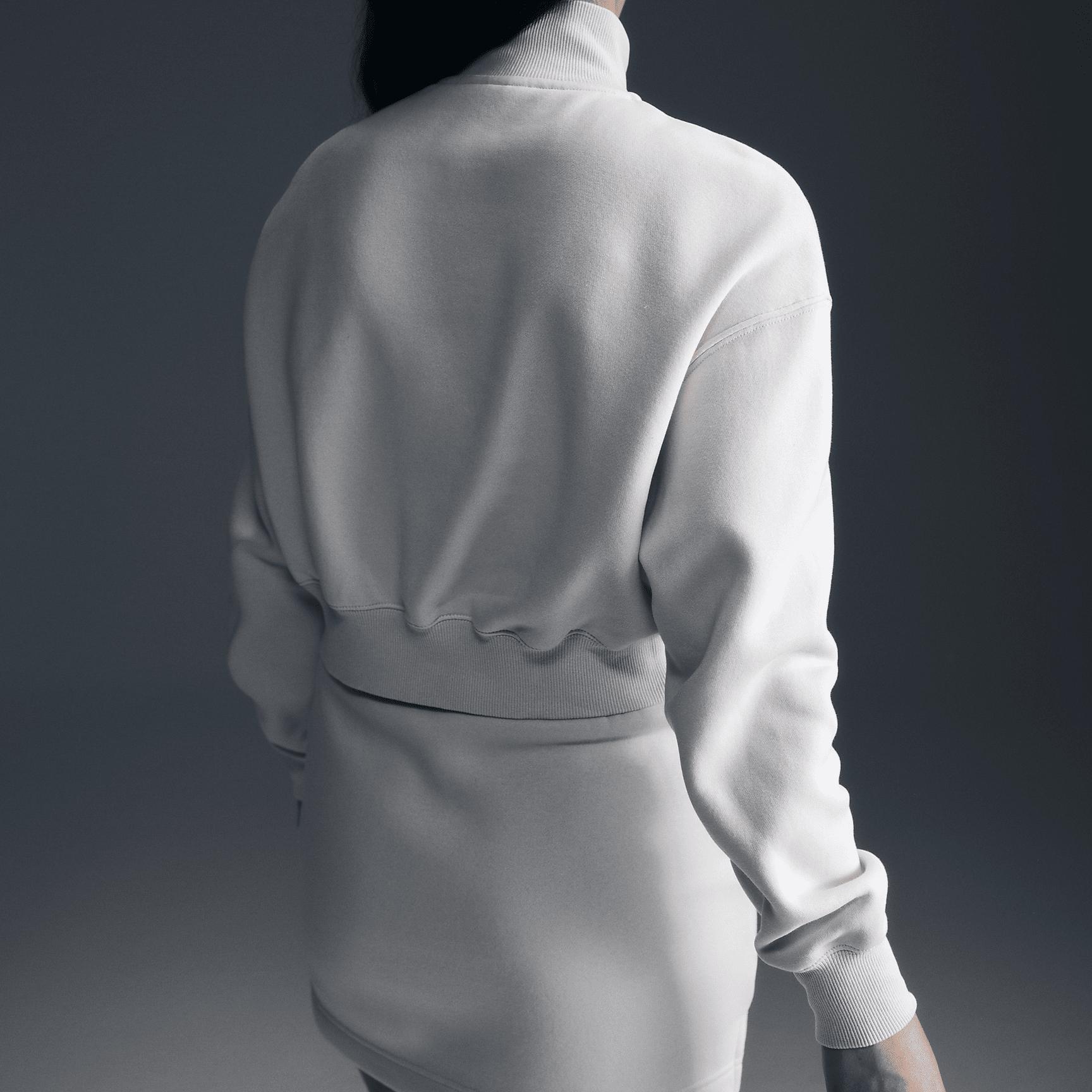 Women's Nike Sportswear Phoenix Fleece 1/4-Zip Cropped Sweatshirt Product Image