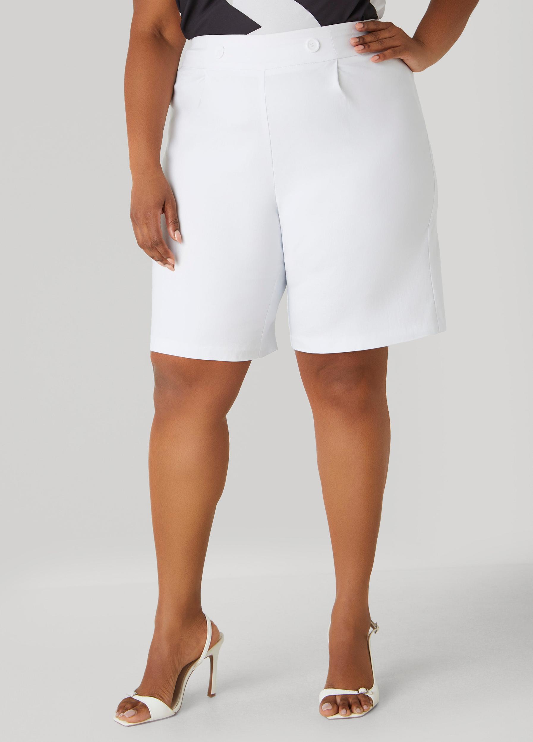 Button Embellished Shorts Product Image