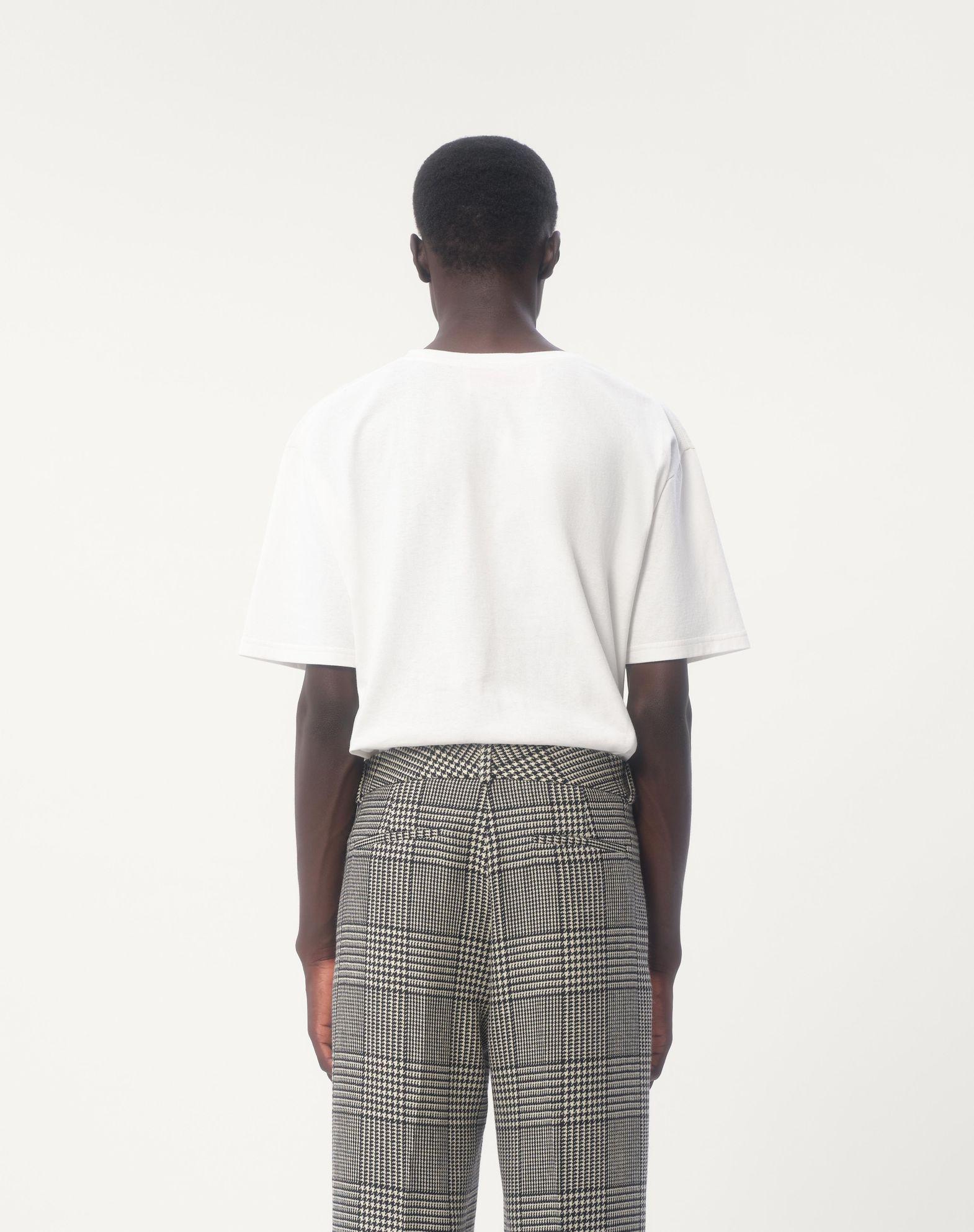 Cotton T-Shirt With Chez Valentino Print Product Image