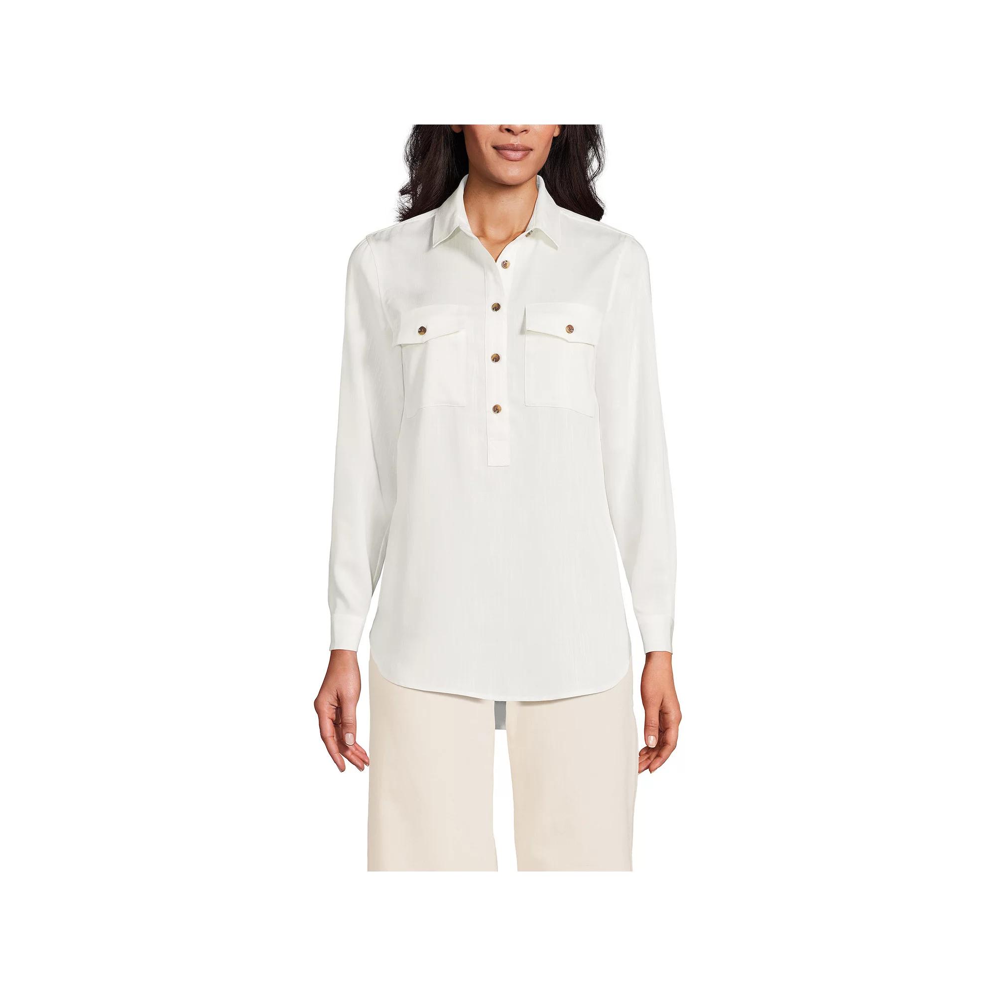 Women's Lands End Popover Top,  Product Image