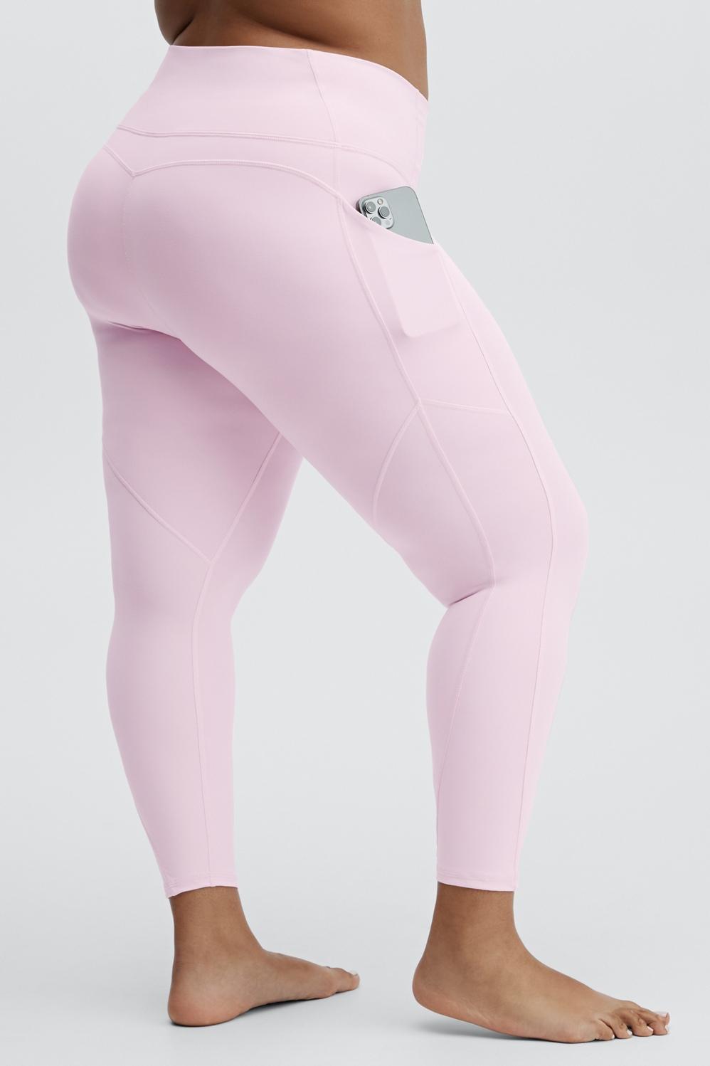 Fabletics Oasis High-Waisted 7/8 Legging Womens purple Size XXL Product Image