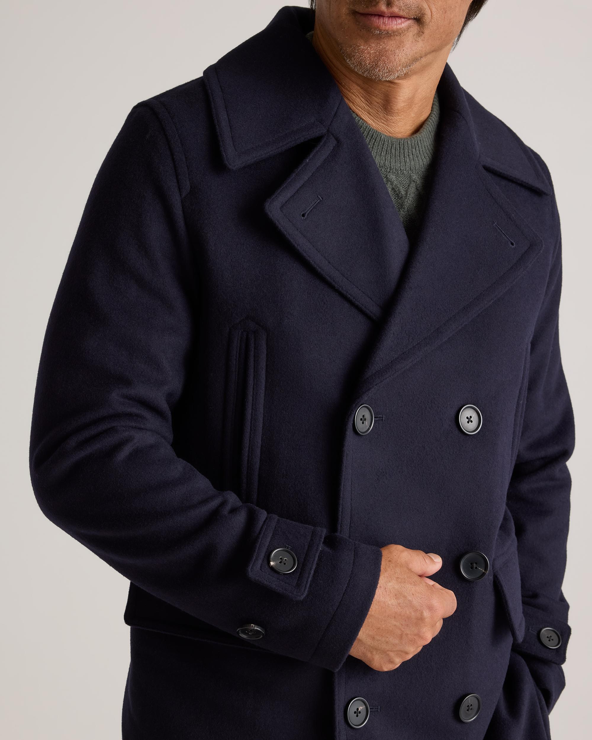 Quince | Men's Italian Wool Peacoat Wool/Nylon Product Image