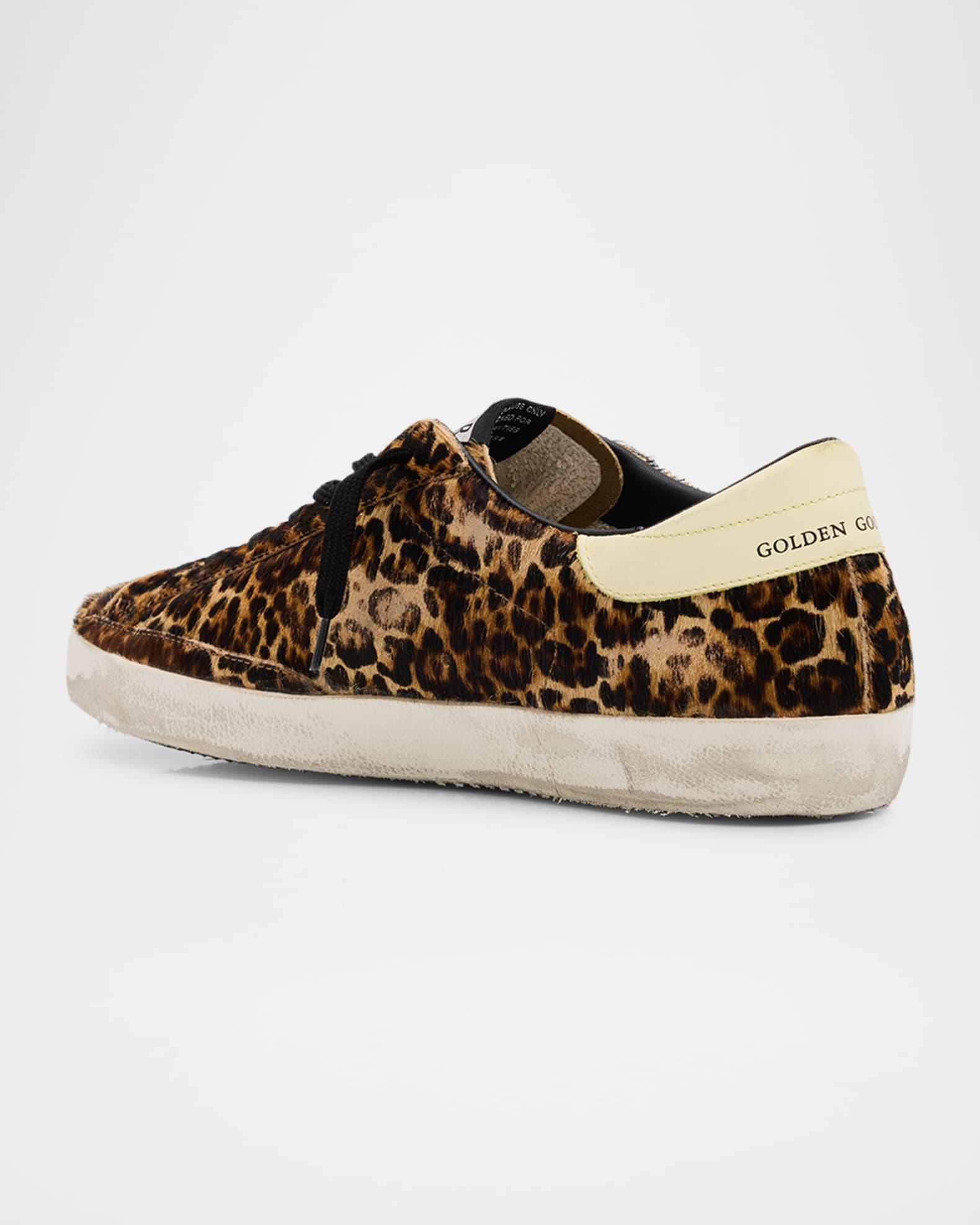 Men's Super-Star Leopard-Print Low-Top Sneakers Product Image