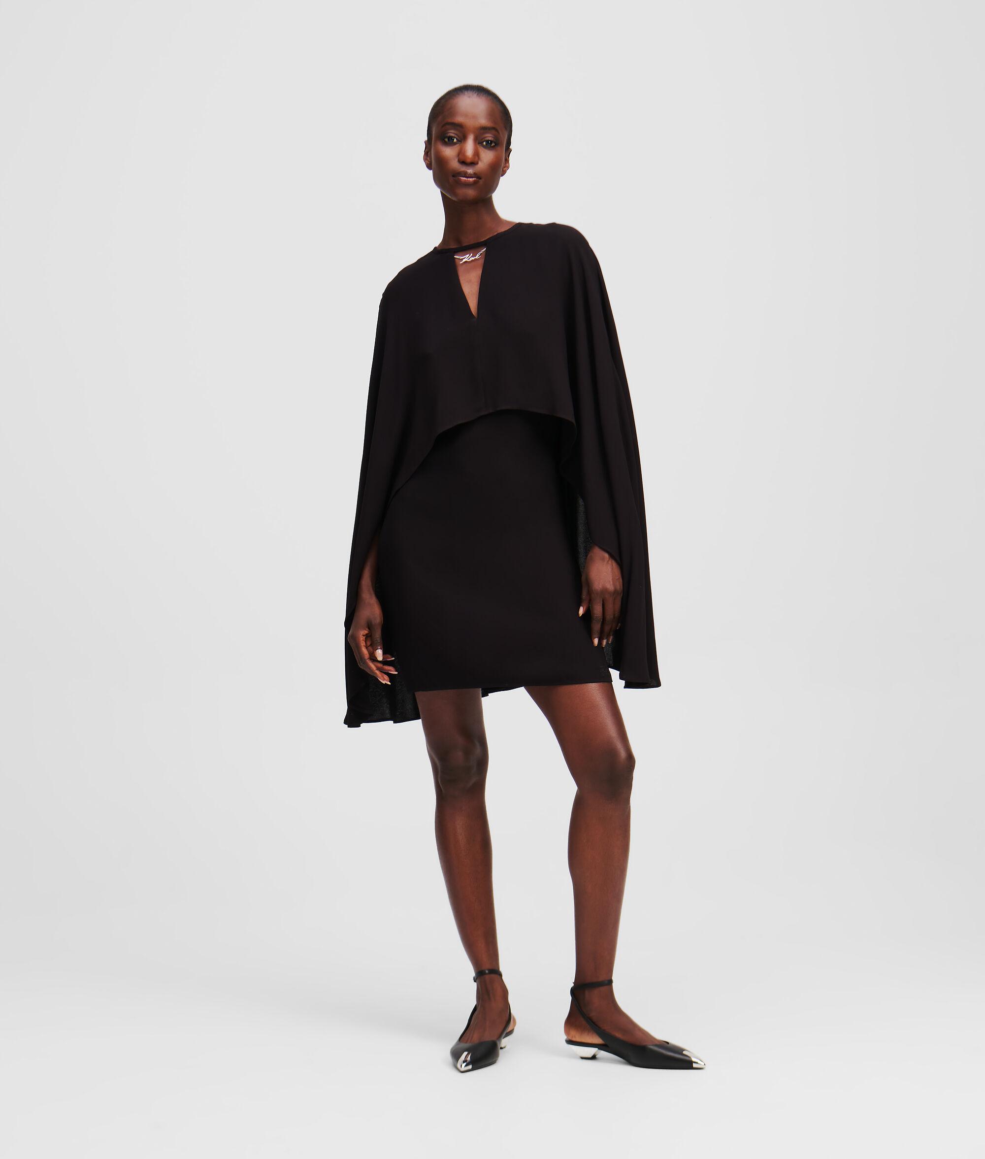 SHORT CAPE DRESS Product Image