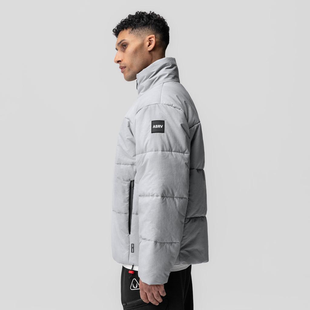 0900. PrimaLoft® Weather-Ready Puffer Jacket - Grey "Wave Dye" Product Image