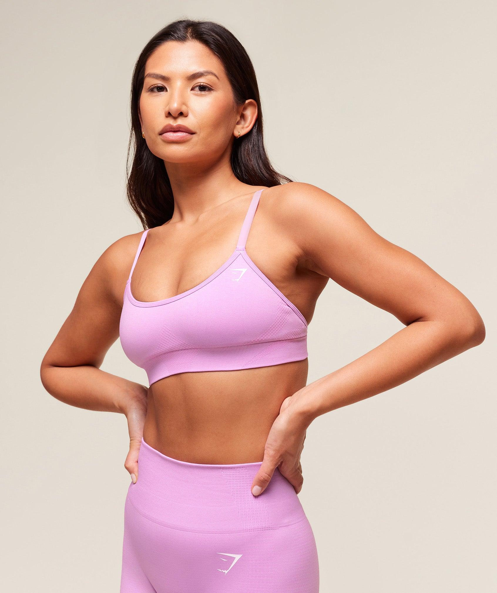 Gymshark Vital Sports Bra - Sour Pink Marl Female Product Image
