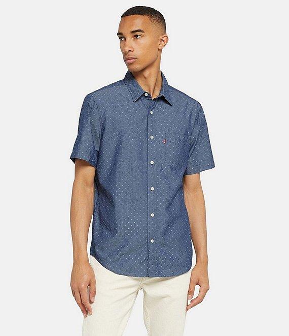 Levi's® Short Sleeve Patterned Dobby Shirt Product Image